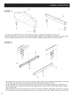 Предварительный просмотр 4 страницы Classic Brands WINTERHAVEN BED FRAME Owner'S Manual & Assembly Instructions