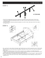 Предварительный просмотр 6 страницы Classic Brands WINTERHAVEN BED FRAME Owner'S Manual & Assembly Instructions