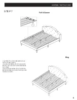 Предварительный просмотр 7 страницы Classic Brands WINTERHAVEN BED FRAME Owner'S Manual & Assembly Instructions