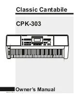 Classic Cantabile CPK-303 Owner'S Manual preview