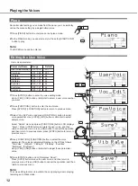 Предварительный просмотр 12 страницы Classic Cantabile DP-300 User Manual