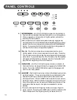 Предварительный просмотр 10 страницы Classic Cantabile DP 99 User Manual