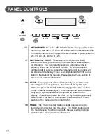 Предварительный просмотр 12 страницы Classic Cantabile DP 99 User Manual