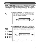 Предварительный просмотр 17 страницы Classic Cantabile DP 99 User Manual