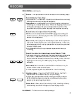 Предварительный просмотр 37 страницы Classic Cantabile DP 99 User Manual