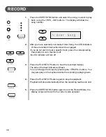 Предварительный просмотр 38 страницы Classic Cantabile DP 99 User Manual