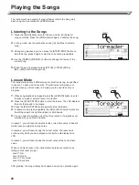 Предварительный просмотр 20 страницы Classic Cantabile LK-290 Owner'S Manual