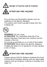 Preview for 8 page of Classic Fire AJ150 Instruction Manual