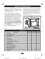 Preview for 4 page of Classic Flame 23EF024GRA Homeowners Operating Manual