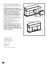 Предварительный просмотр 8 страницы Classic Flame 26MM2209 Instruction Manual Enclosed