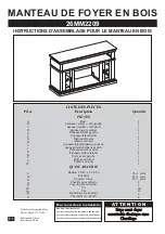 Предварительный просмотр 16 страницы Classic Flame 26MM2209 Instruction Manual Enclosed