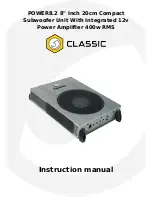 Classic POWER8.2 Instruction Manual preview