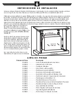 Preview for 15 page of ClassicFlame 18E01 Homeowners Operating Manual