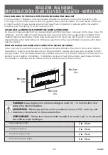 Preview for 13 page of ClassicFlame 36HF320FGT Manual