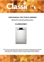 Preview for 1 page of Classique CLDW45SS1 User Manual