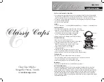 Предварительный просмотр 1 страницы Classy Caps CH2233 Instructions