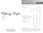 Preview for 1 page of Classy Caps LPB59 Instruction Manual