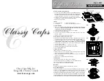 Предварительный просмотр 1 страницы Classy Caps SLK807 Lighting Instructions