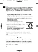 Предварительный просмотр 22 страницы Clatronic AKS 826 Instruction Manual