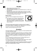 Предварительный просмотр 34 страницы Clatronic AKS 826 Instruction Manual