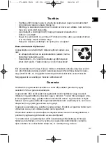 Предварительный просмотр 47 страницы Clatronic AKS 826 Instruction Manual