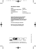 Предварительный просмотр 53 страницы Clatronic AKS 826 Instruction Manual