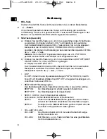 Preview for 8 page of Clatronic AR 638 CD / MP3 Instruction Manual