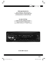 Preview for 1 page of Clatronic AR 736 CD/MP3 - Bluetooth Instruction Manual & Guarantee