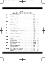 Предварительный просмотр 2 страницы Clatronic BG 2625 Instruction Manual & Guarantee