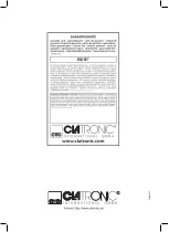 Preview for 29 page of Clatronic BQ 3507 Instruction Manual