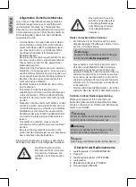 Предварительный просмотр 4 страницы Clatronic BR 816 Instruction Manual