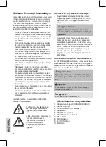 Предварительный просмотр 26 страницы Clatronic BR 816 Instruction Manual