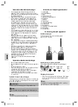 Предварительный просмотр 28 страницы Clatronic BS 1255 Instruction Manual