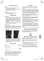 Предварительный просмотр 33 страницы Clatronic BS 1255 Instruction Manual