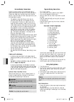 Предварительный просмотр 32 страницы Clatronic BS 1257 Instruction Manual