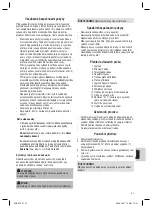 Предварительный просмотр 41 страницы Clatronic BS 1257 Instruction Manual