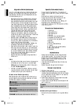 Предварительный просмотр 4 страницы Clatronic BS 1259 Instruction Manual & Guarantee