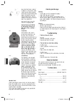 Предварительный просмотр 34 страницы Clatronic BS 1273 Instruction Manual