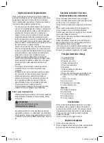 Предварительный просмотр 36 страницы Clatronic BS 1273 Instruction Manual