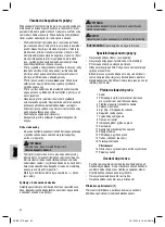 Предварительный просмотр 30 страницы Clatronic BS 1275 Instruction Manual