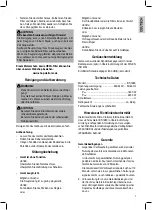 Предварительный просмотр 7 страницы Clatronic BS 1280 Instruction Manual