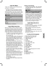 Предварительный просмотр 25 страницы Clatronic BS 1280 Instruction Manual