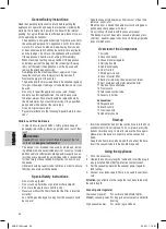 Предварительный просмотр 32 страницы Clatronic BS 1281 Instruction Manual