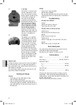 Предварительный просмотр 34 страницы Clatronic BS 1281 Instruction Manual