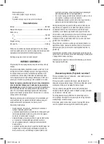 Предварительный просмотр 39 страницы Clatronic BS 1281 Instruction Manual