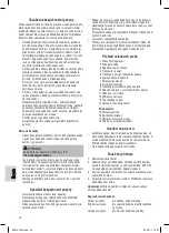 Предварительный просмотр 40 страницы Clatronic BS 1281 Instruction Manual