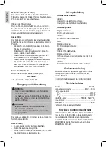 Предварительный просмотр 6 страницы Clatronic BS 1284 Instruction Manual