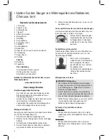 Предварительный просмотр 6 страницы Clatronic BS 1285 Instruction Manual