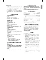 Предварительный просмотр 9 страницы Clatronic BS 1285 Instruction Manual