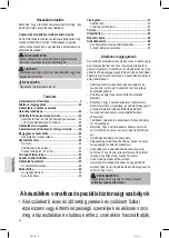 Предварительный просмотр 62 страницы Clatronic BS 1312 A Instruction Manual